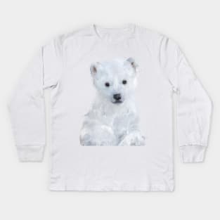 Little Polar Bear Kids Long Sleeve T-Shirt